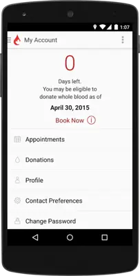 GiveBlood android App screenshot 3